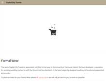 Tablet Screenshot of capitalcitytuxedo.com